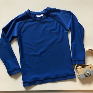 Hanna Andersson Rashguard Long Sleeve Boys Blue